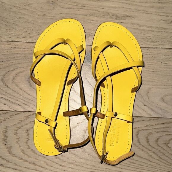 Rag & Co Rita Sandal Mustard Yellow - Picture 8 of 11